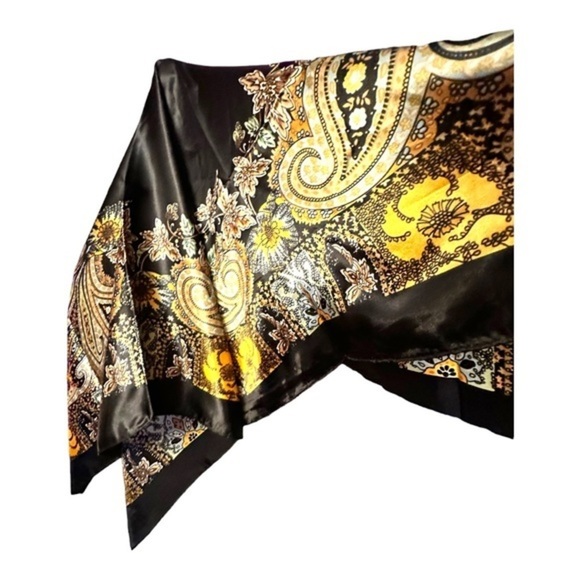 Paisley Satin Scarf NWT - Picture 2 of 5